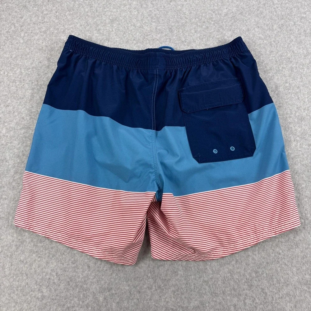 Vineyard Vines‎ Swim Trunks Shorts Mens Large Multicolor Stripe Lined Stretch